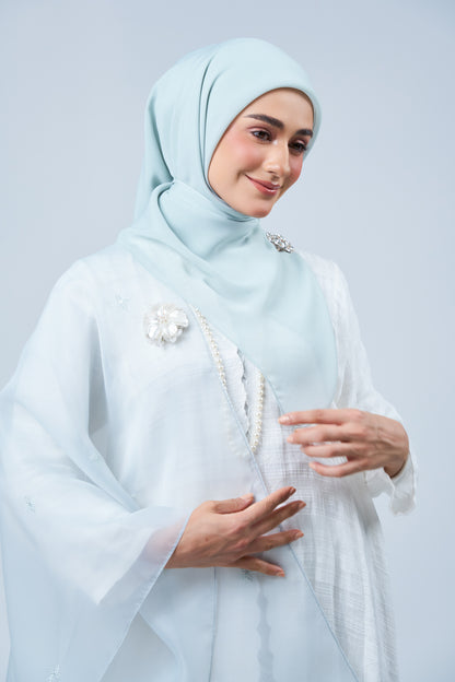 Selendang Rhea in Embun [Light Tiffany]