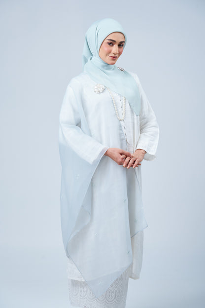 Selendang Rhea in Embun [Light Tiffany]