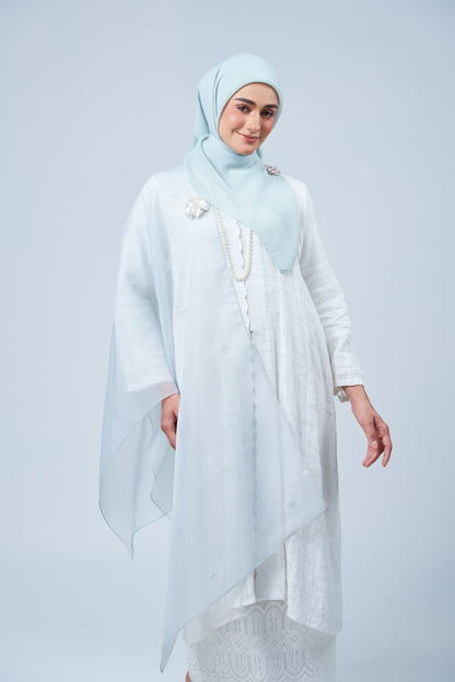 Selendang Rhea in Embun [Light Tiffany]