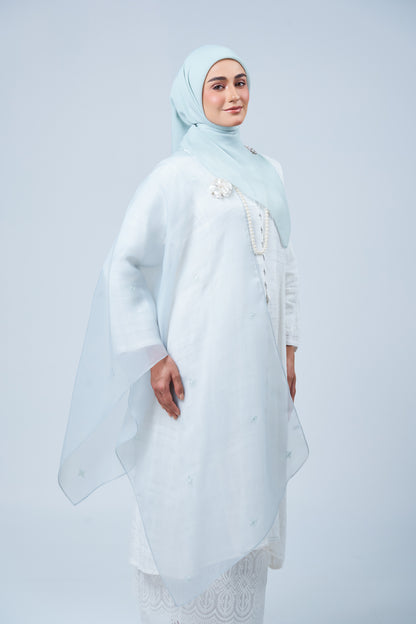 Selendang Rhea in Embun [Light Tiffany]