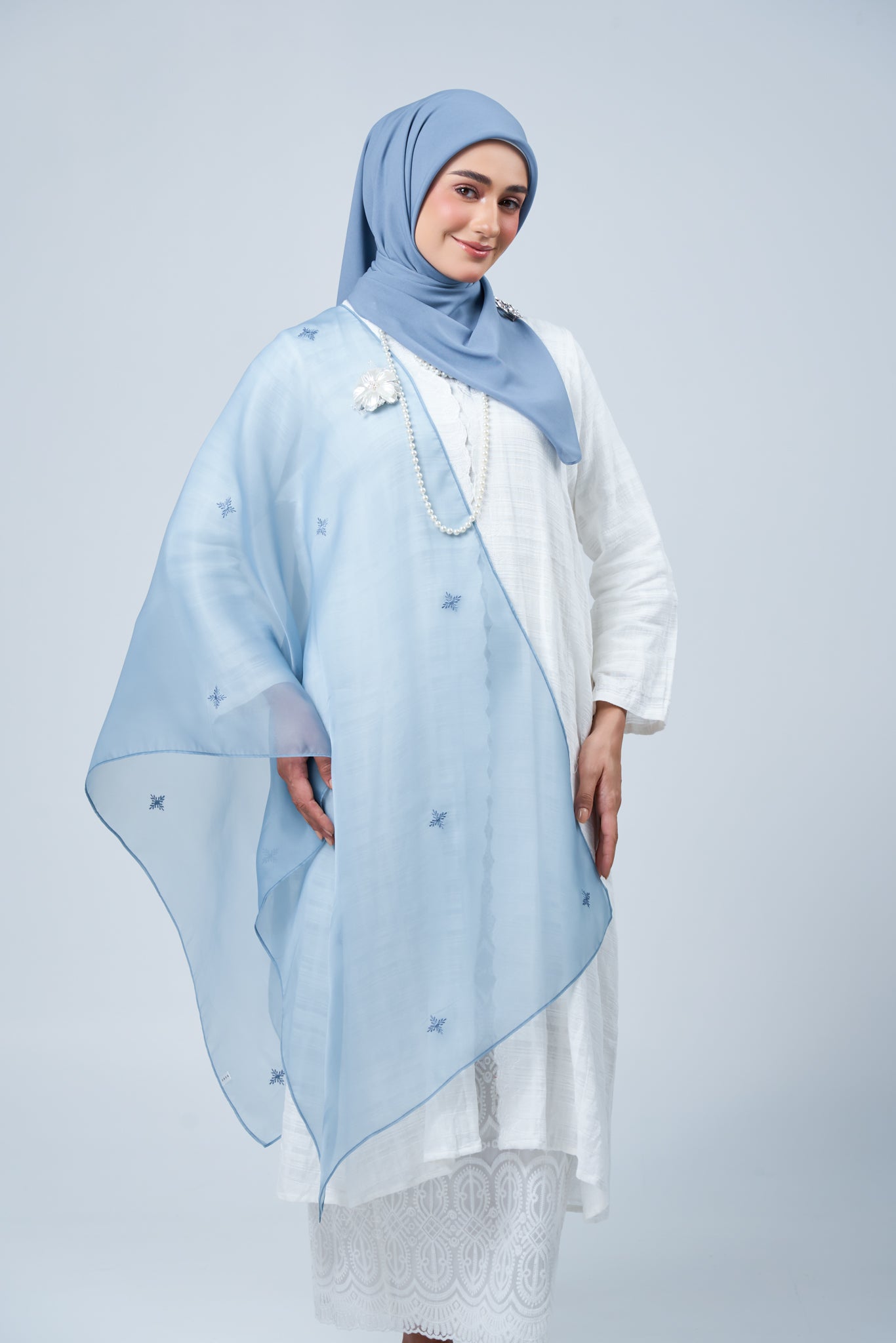 Selendang Rhea in Laila [Deep Blue]