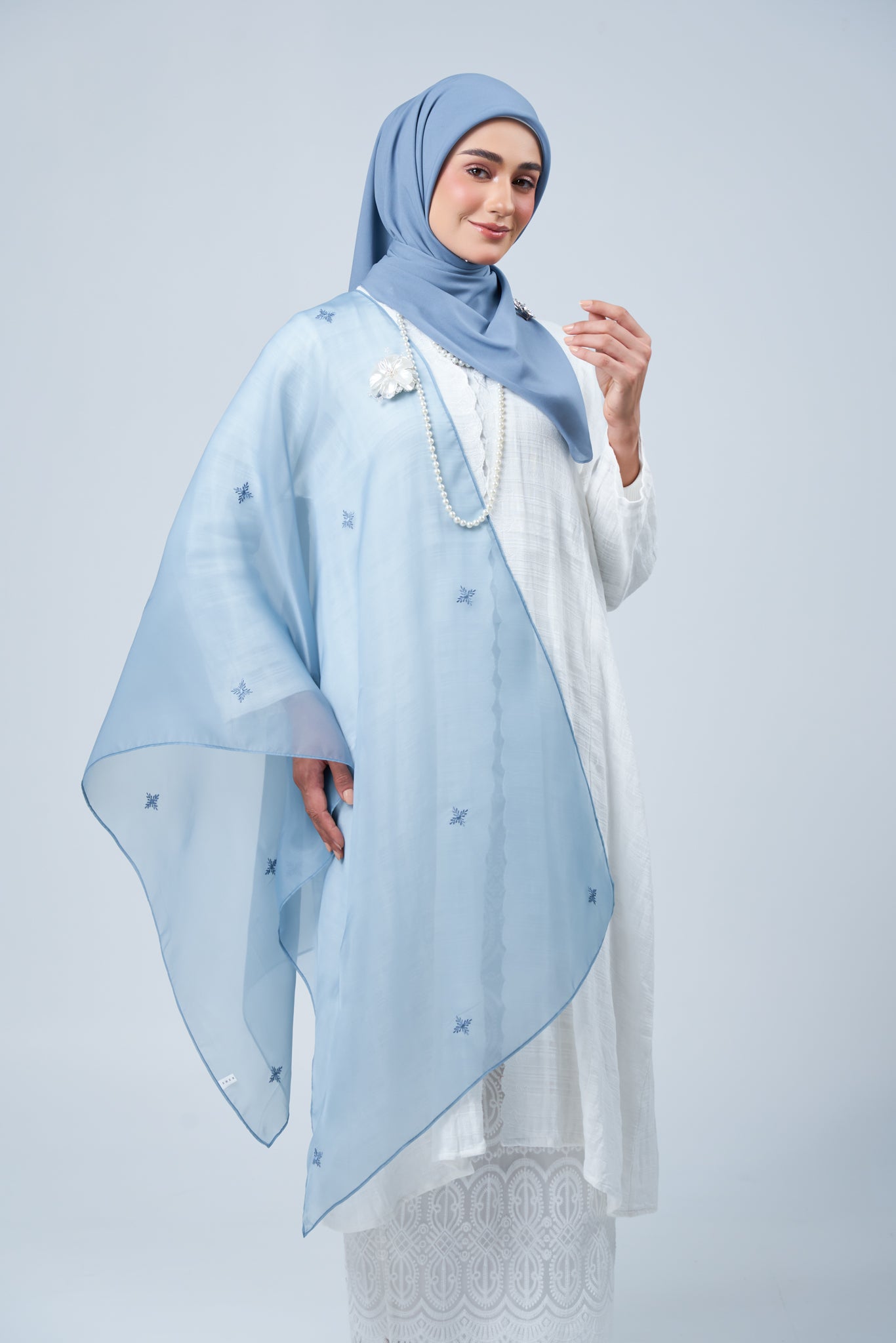 Selendang Rhea in Laila [Deep Blue]