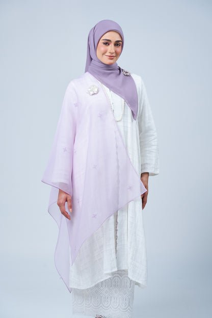 Selendang Rhea in Melur [Heather Purple]