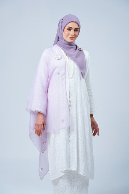 Selendang Rhea in Melur [Heather Purple]