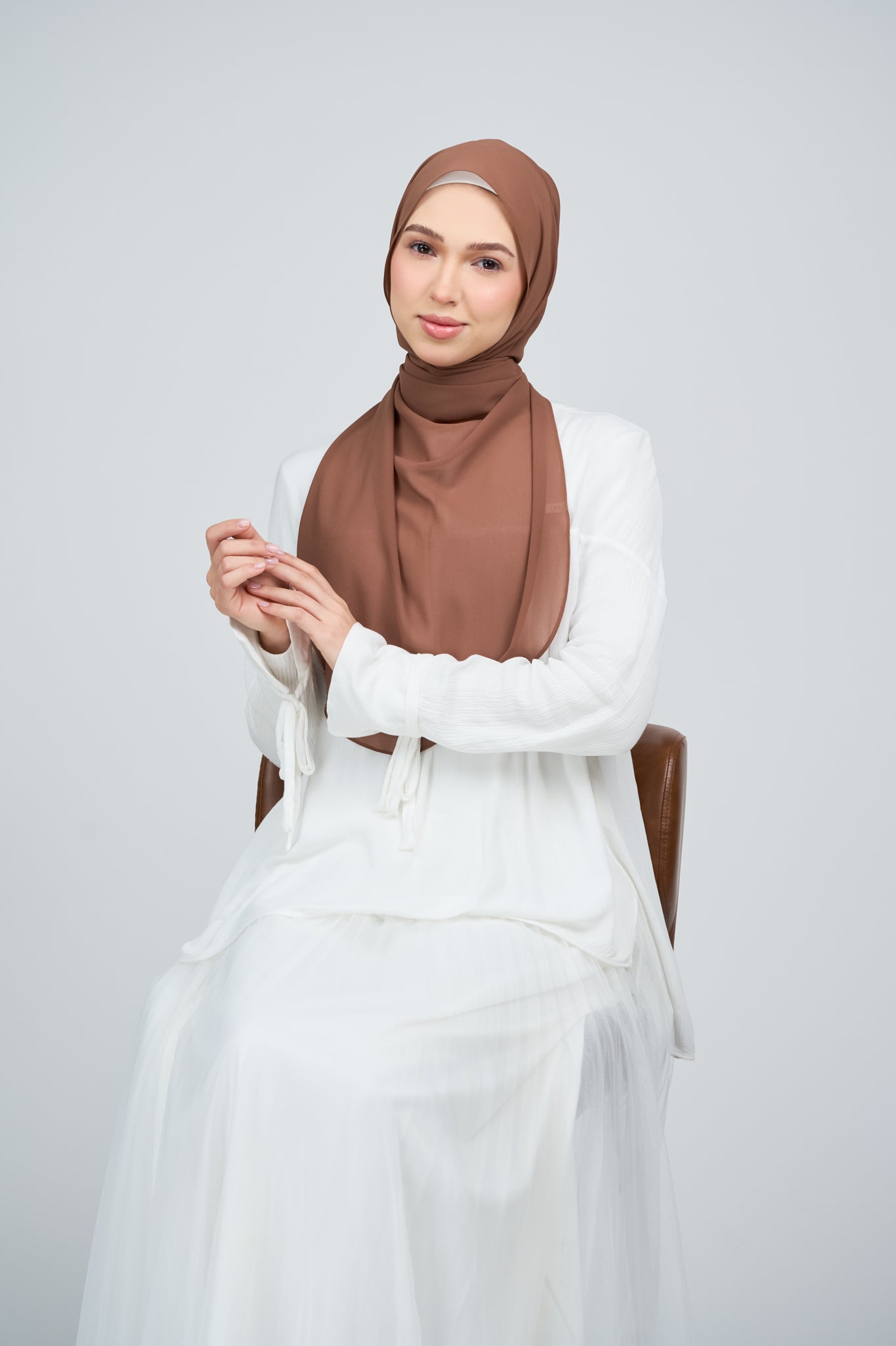 HoodX⁺Plus Curve in Rich Brown