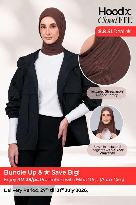 [★ New Colour] HoodX CloudFit in Rich Brown
