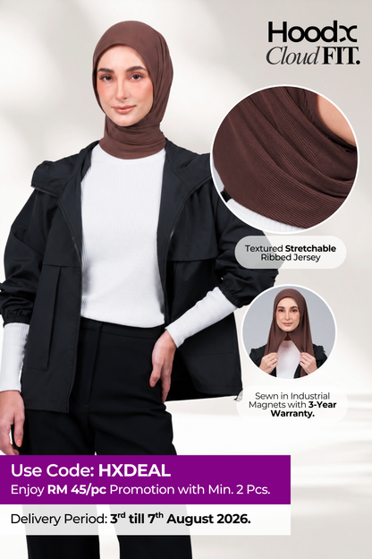 [★ New Colour] HoodX CloudFit in Rich Brown