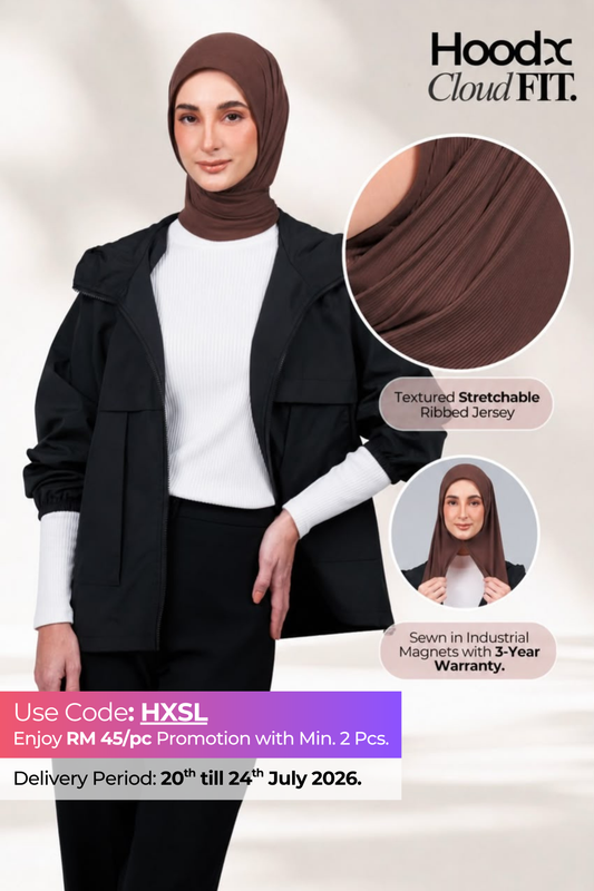 [★ New Colour] HoodX CloudFit in Rich Brown