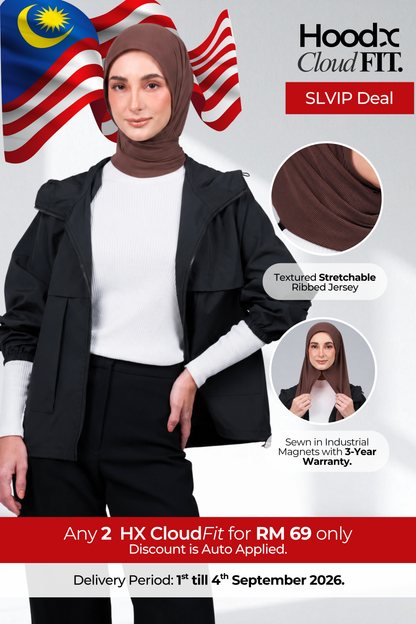[SLVIP] HoodX CloudFit in Rich Brown