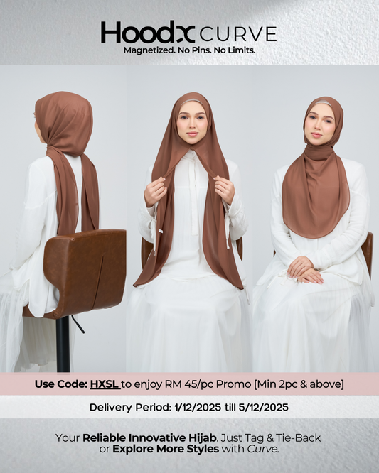 HoodX Curve in Rich Brown