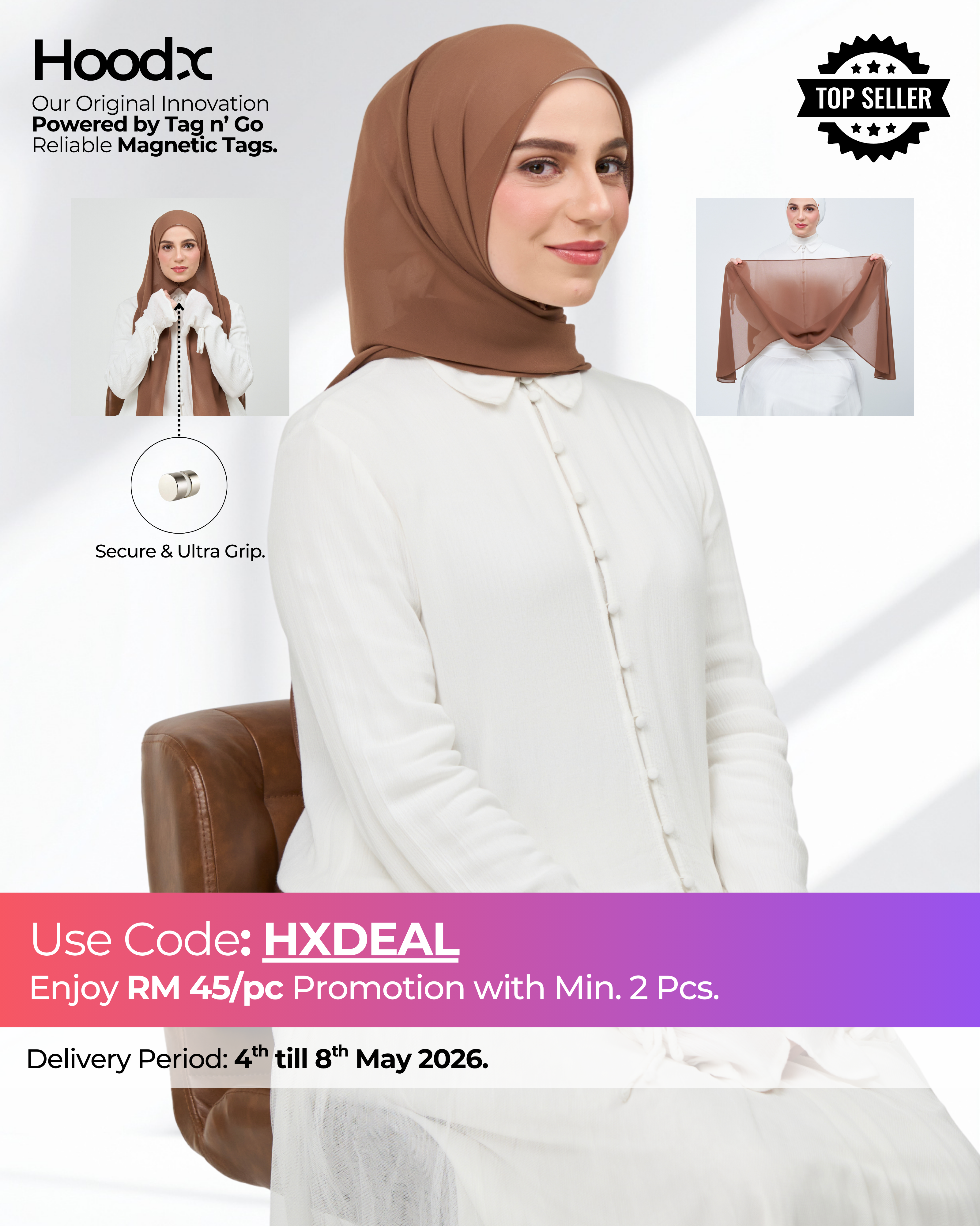 HoodX in Rich Brown