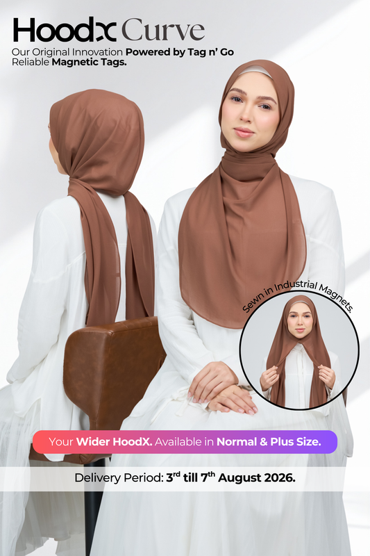 HoodX Curve in Rich Brown