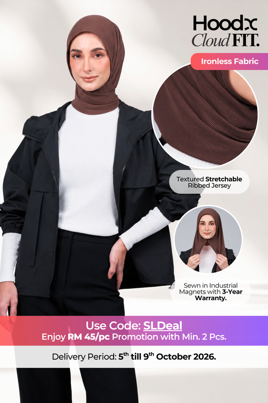 [★ New Colour] HoodX CloudFit in Rich Brown