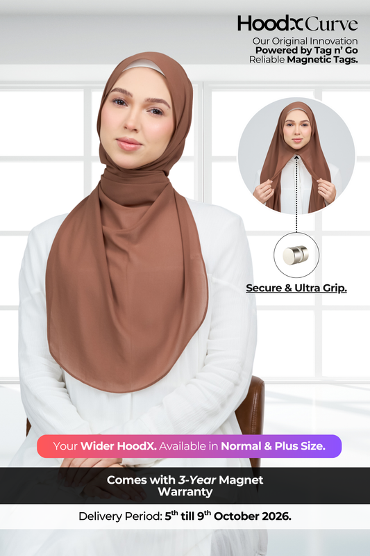 HoodX Curve in Rich Brown