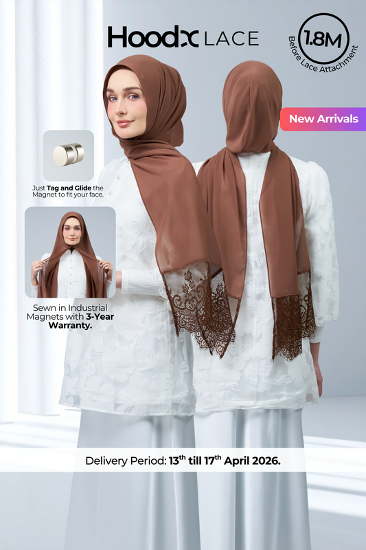 HoodX Lace in Rich Brown