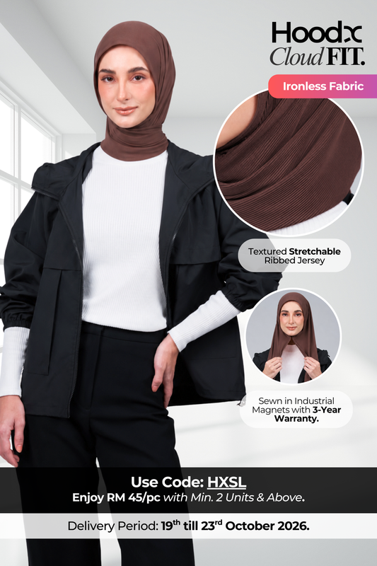 HoodX CloudFit in Rich Brown
