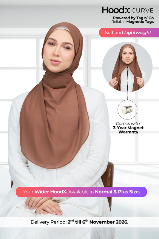 HoodX Curve in Rich Brown
