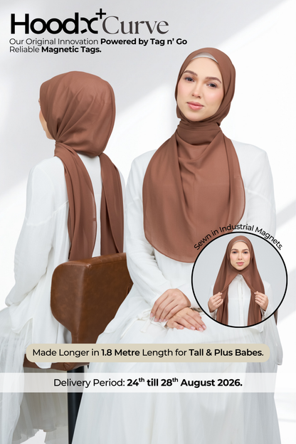 HoodX Curve in Rich Brown