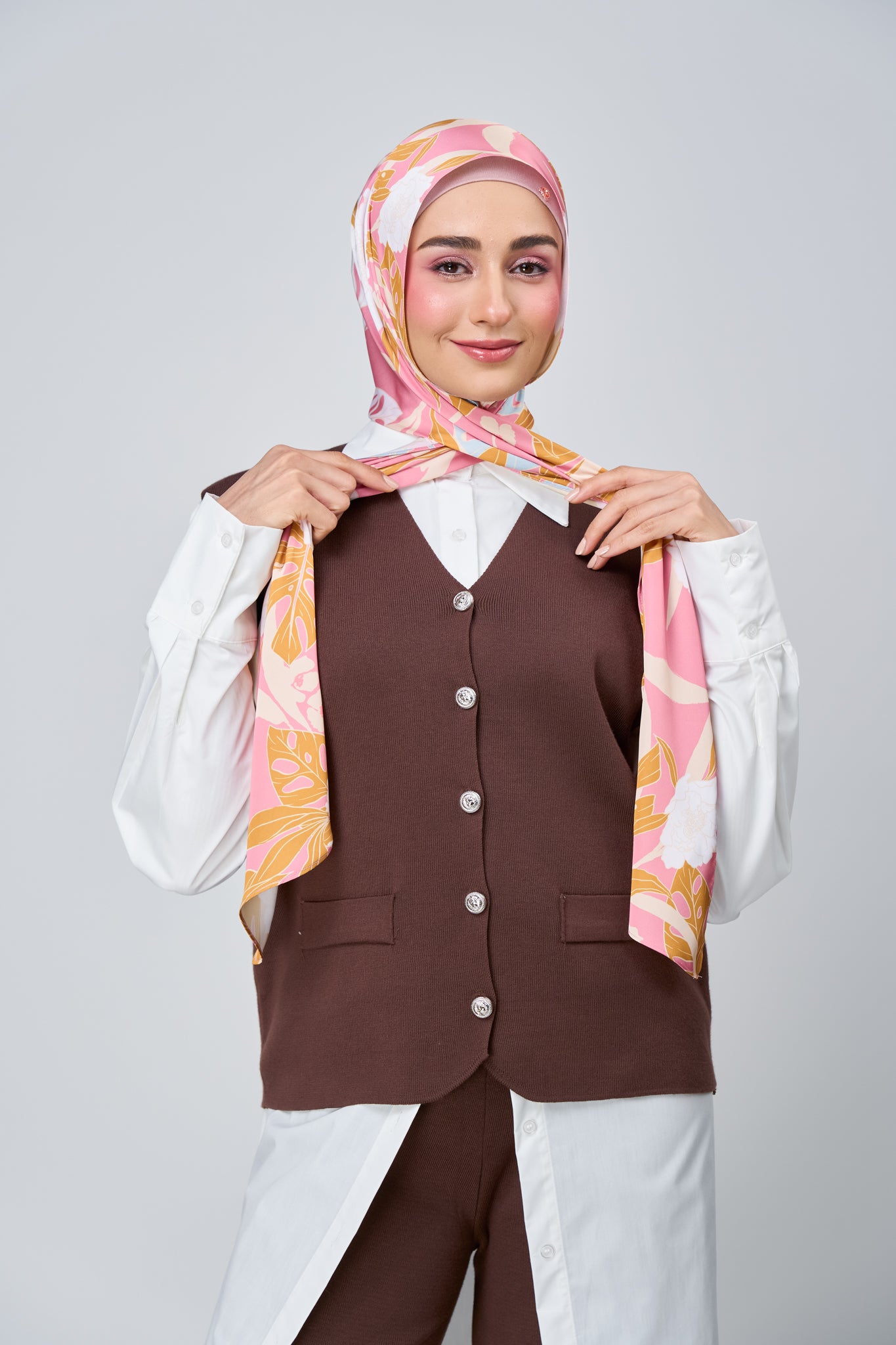 [★New] HoodX Printed Set in Rosaline