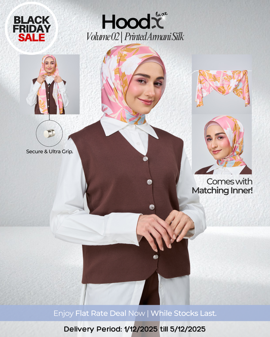 [BFS] HoodX Printed Set in Rosaline