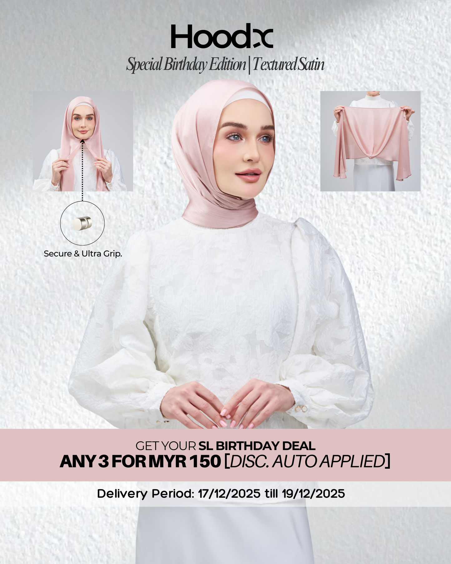 HoodX B.E in Rose Gold