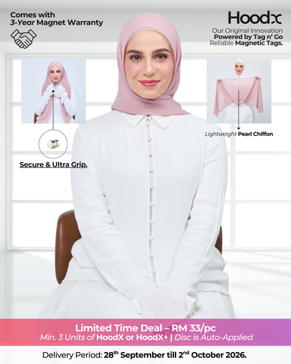 HoodX in Rose