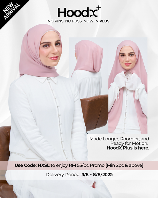 [★New] HoodX⁺Plus in Rose