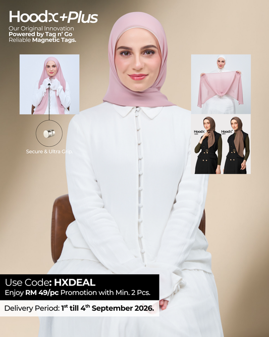 HoodX⁺Plus in Rose
