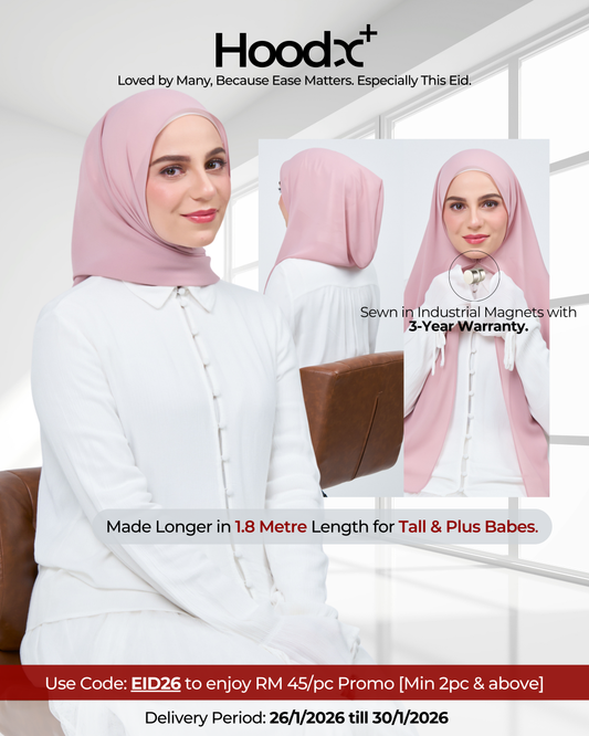 HoodX⁺Plus in Rose