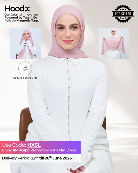 HoodX in Rose