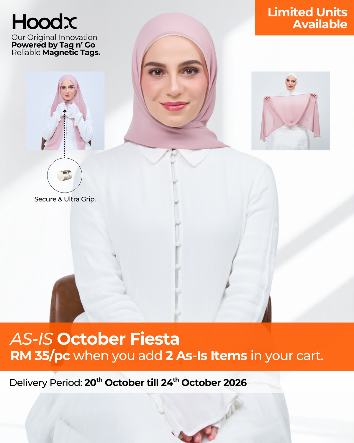 [As-Is] HoodX in Rose