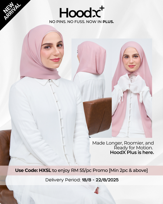 [★New] HoodX⁺Plus in Rose