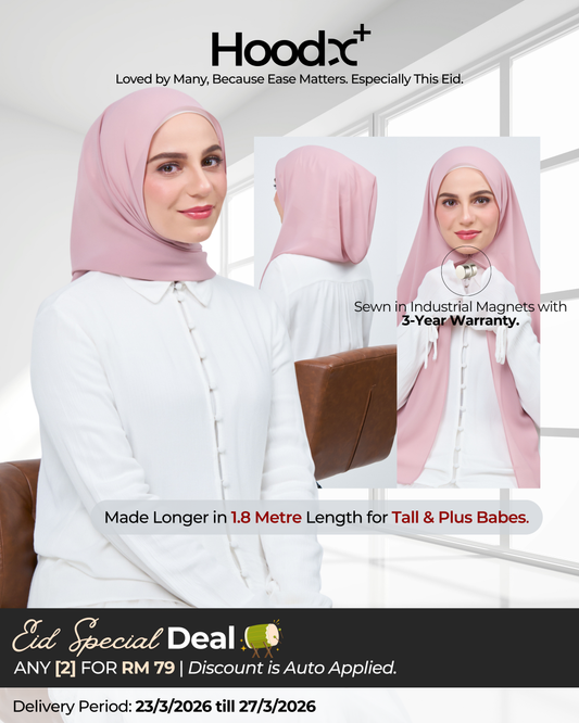 HoodX⁺Plus in Rose