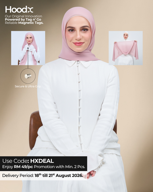 HoodX in Rose