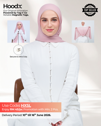 HoodX in Rose