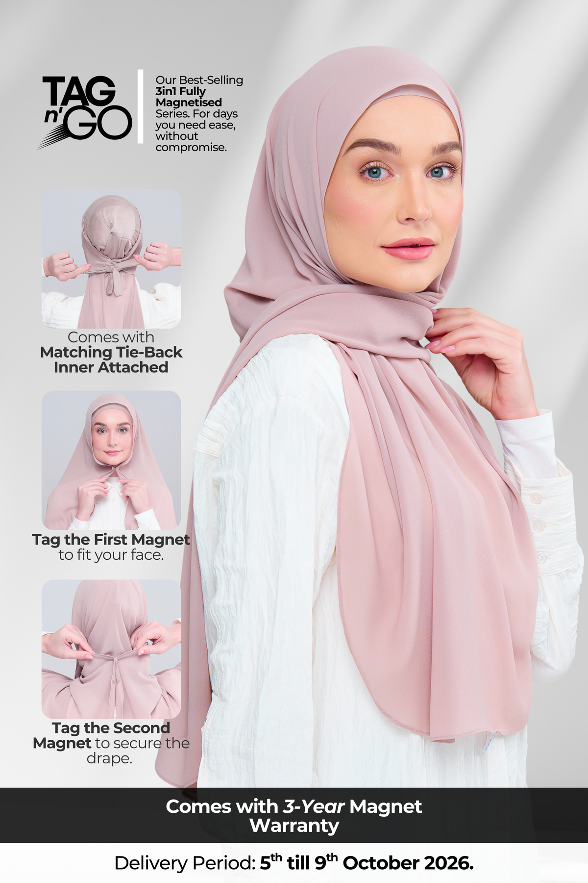 3IN1 Instant Faith Tag n' Go in Rose Latte