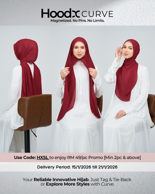 HoodX Curve in Rouge