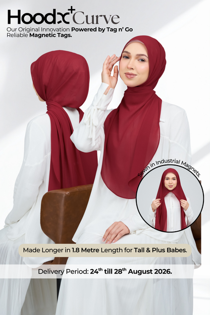 HoodX Curve in Rouge