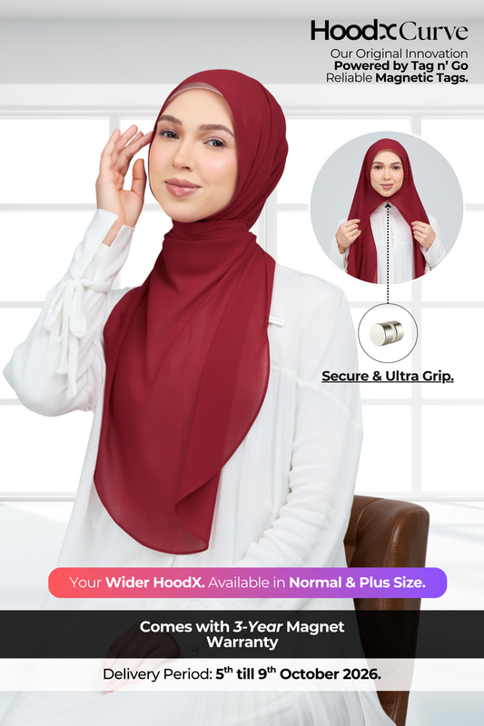 HoodX Curve in Rouge