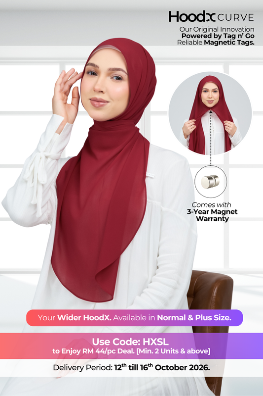 HoodX Curve in Rouge