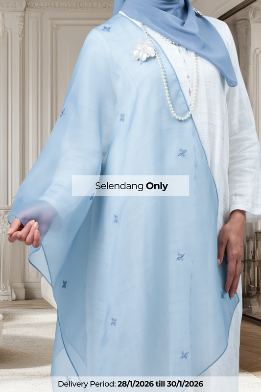 Selendang Rhea in Laila [Deep Blue]