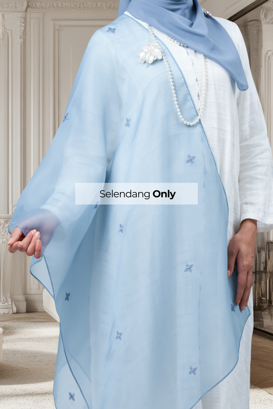 Selendang Rhea in Laila [Deep Blue]