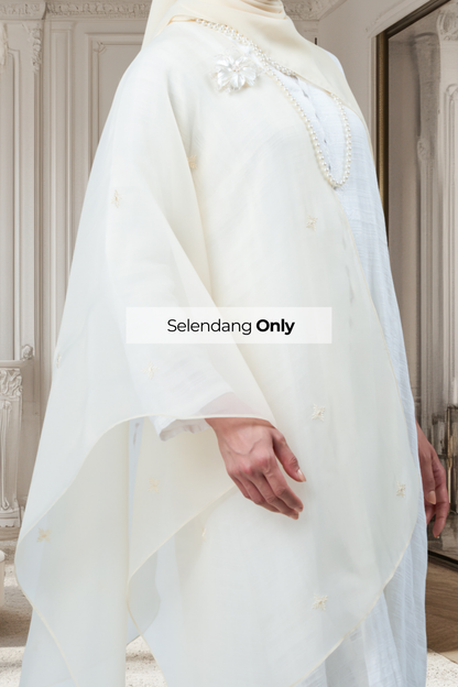 Selendang Rhea in Lestari [Nude Yellow]