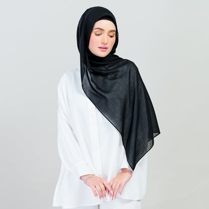 Ironless Elle Shawl in Black