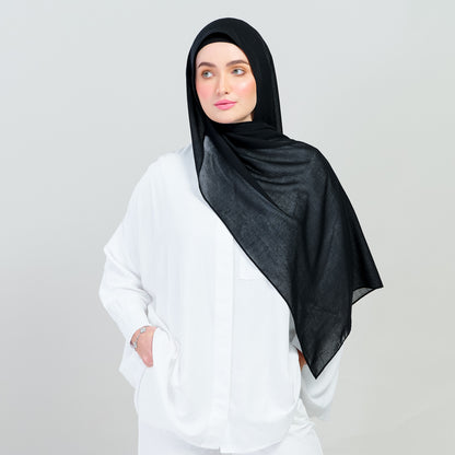 Ironless Elle Shawl in Black