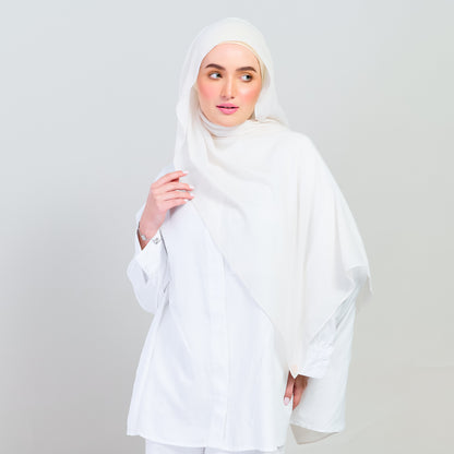 Ironless Elle Shawl in Light Beige