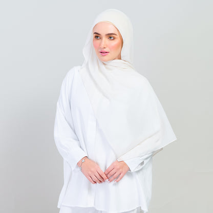 Ironless Elle Shawl in Light Beige