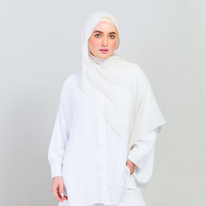 Ironless Elle Shawl in Light Beige