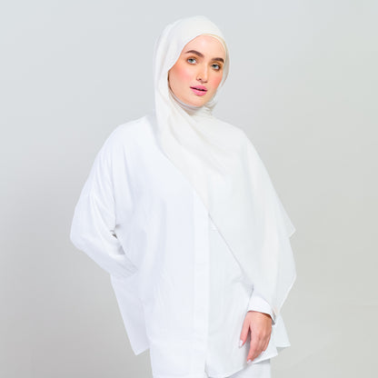 Ironless Elle Shawl in Light Beige