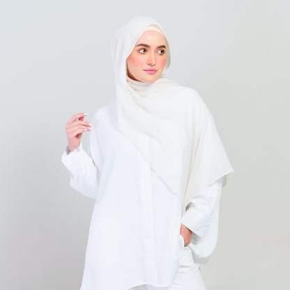 Ironless Elle Shawl in Light Beige